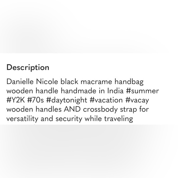 Danielle Nicole Black Woven Crossbody Bag - Picture 10 of 10